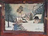 Tablou rustic vechi