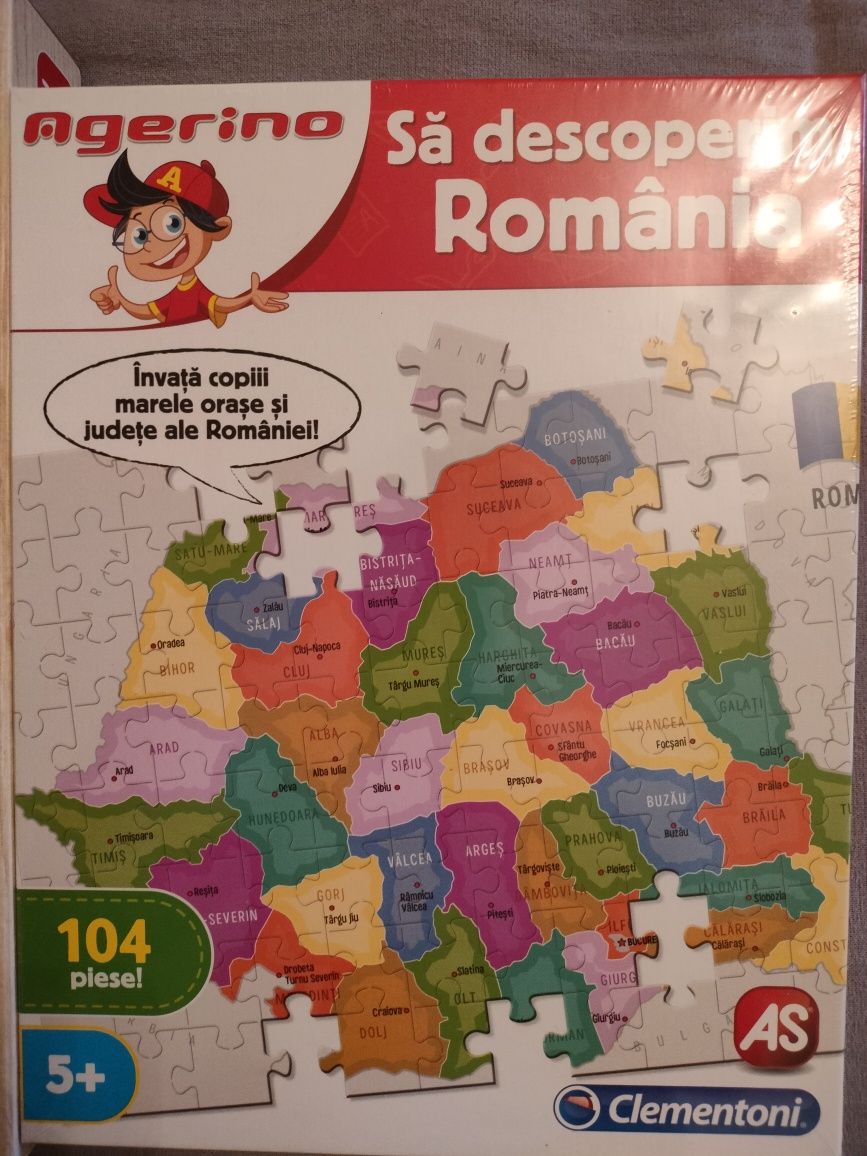 Joc educativ Agerino Sa descoperim România 5+