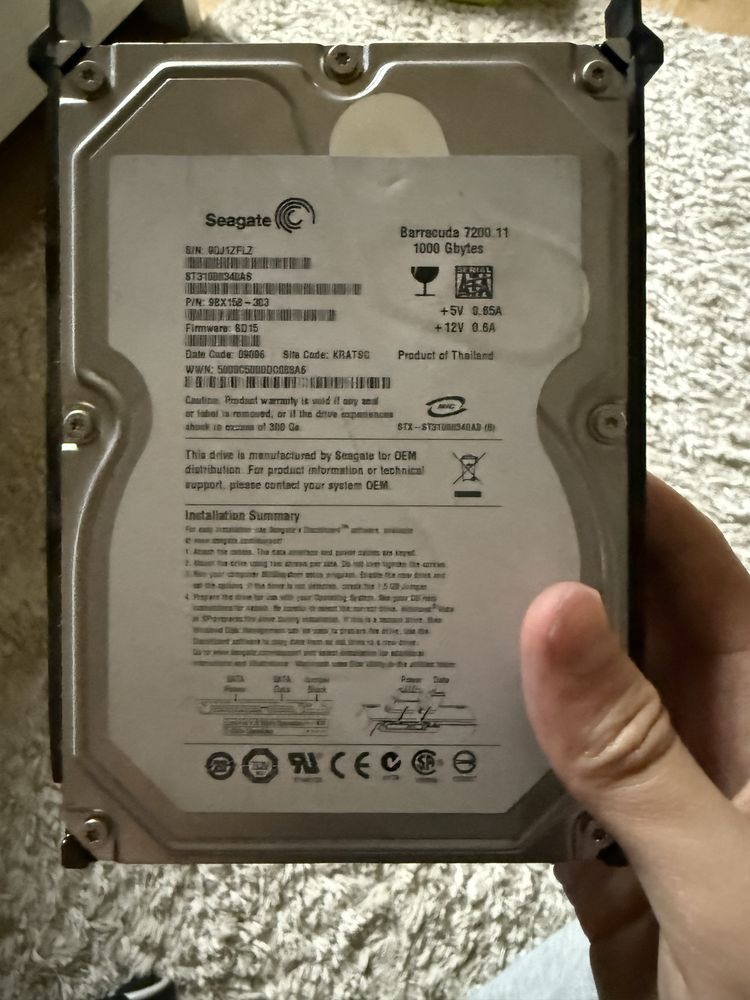 жесткий диск Seagate Barracuda 1 ТБ