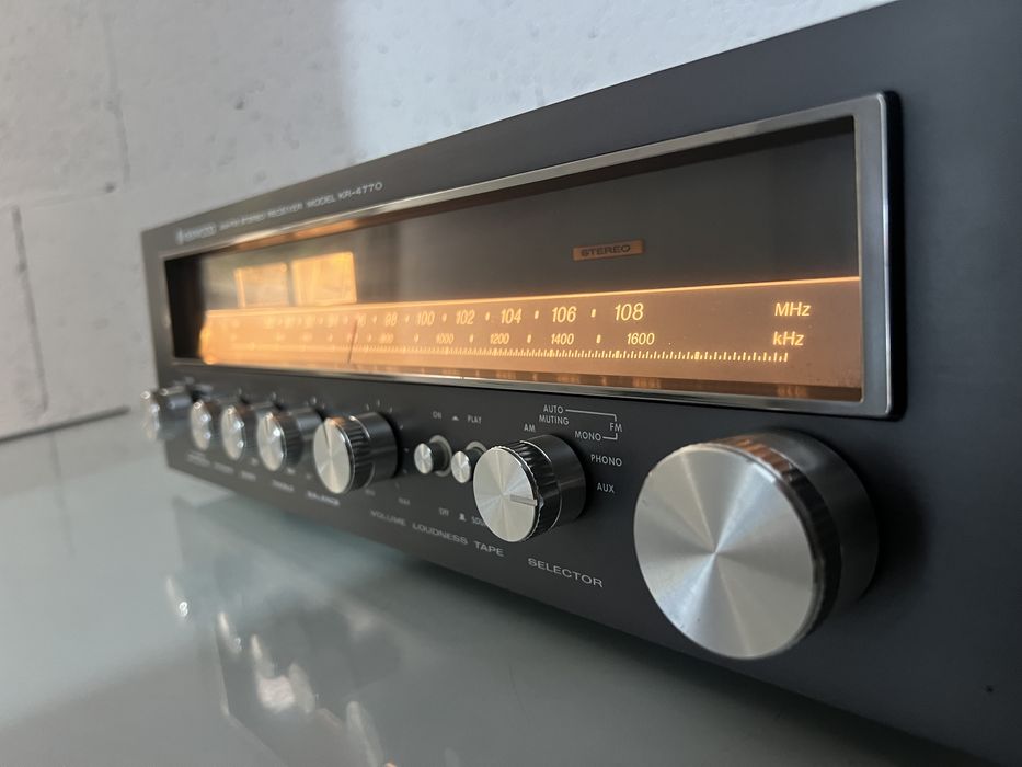 Kenwood KR-4770 - receiver stereo vintage, fabricat în Japonia
