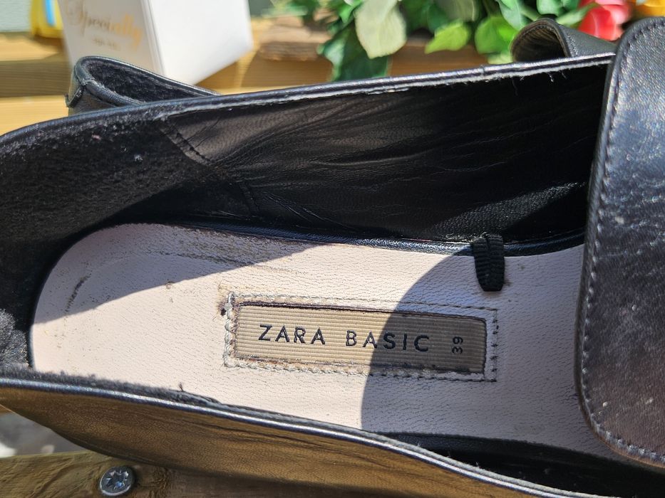 Zara лоуфъри естествена кожа N39