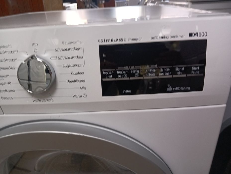 Сушилня с термопомпа Сименс Siemens IQ 500 A+++ 8кг 2 години гаранция