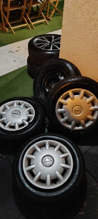 Jante cu anvelope de iarnă complete R14 4x100 Opel Astra G