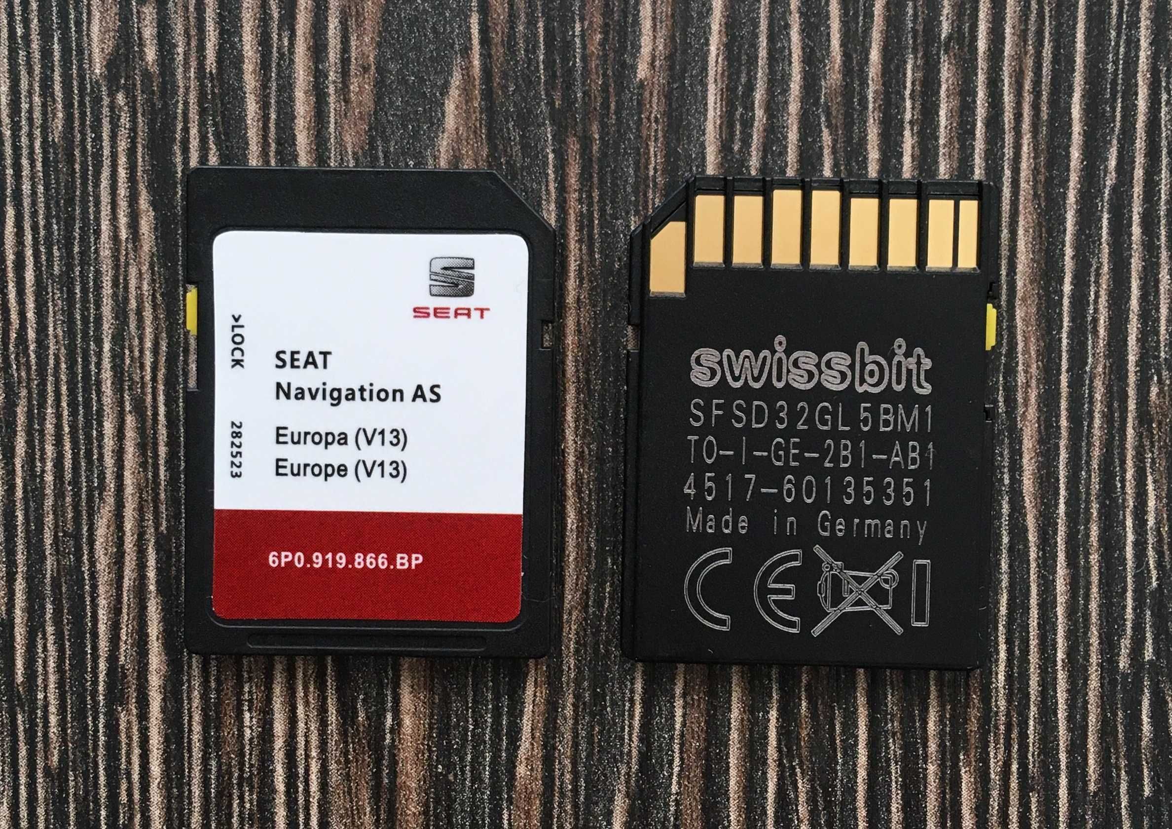 НОВА Сд Карта SEAT V20 AS Mib2 Gen2 SD Card Европа и Турция 2025год
