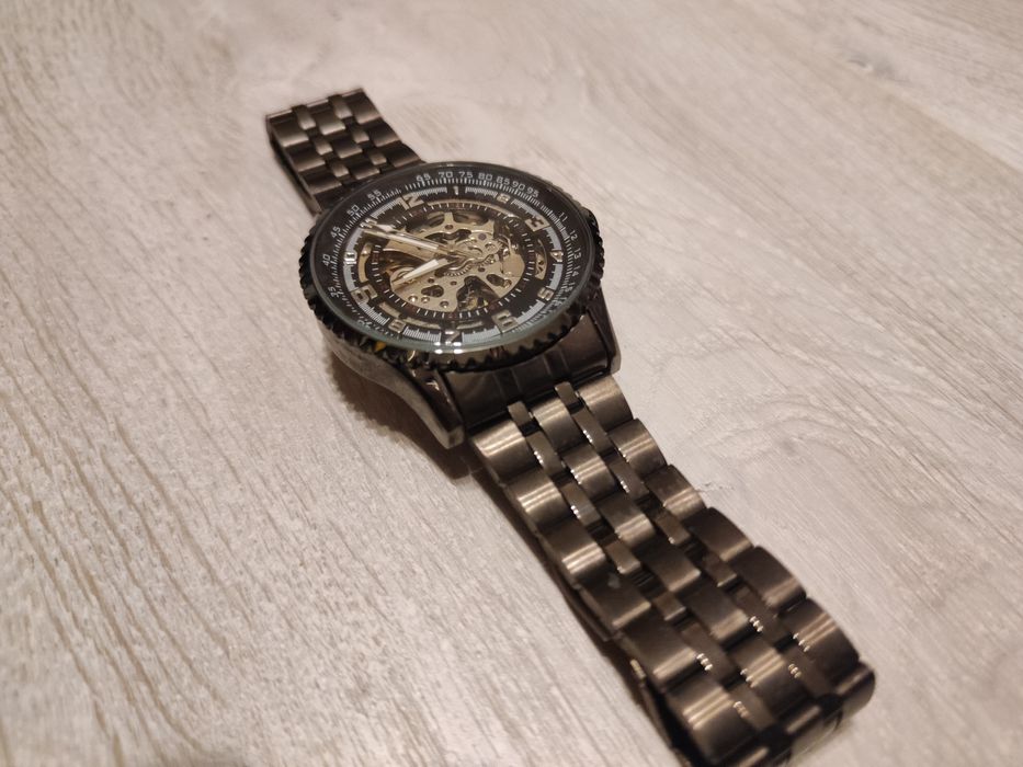 Ceas bărbătesc cu brățară metalica