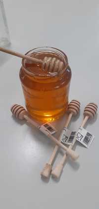 Lingura de lemn de fag (ustensila)pentru miere