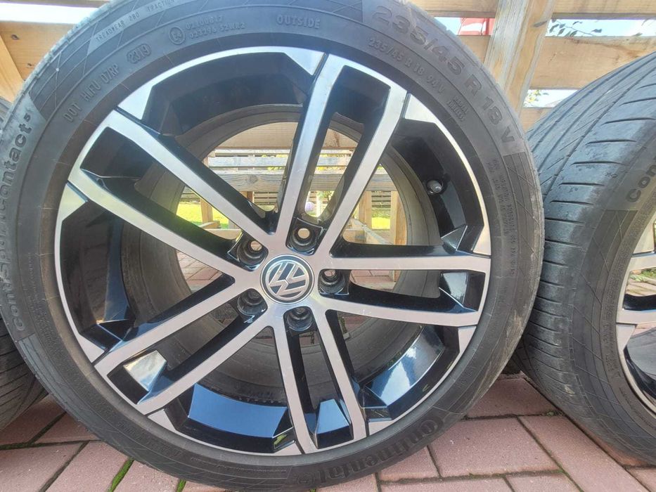 Jante aliaj originale Volkswagen R18 pentru Passat, Golf, Tiguan, etc.