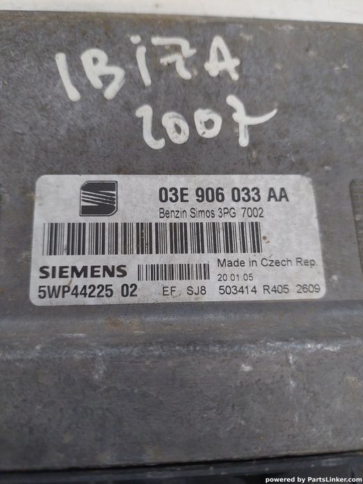 Calculator ECU SEAT IBIZA IV (6L1) [ 2002 - 2009 ] OEM 03e906033aa