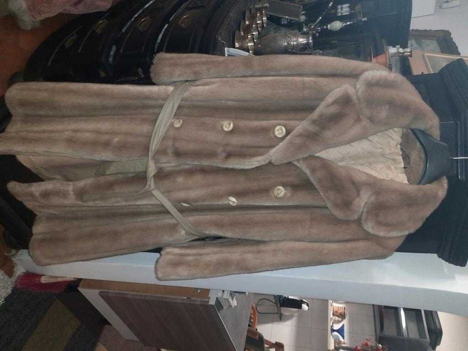 Haina Blana sintetica TEXA Paris model lung XL