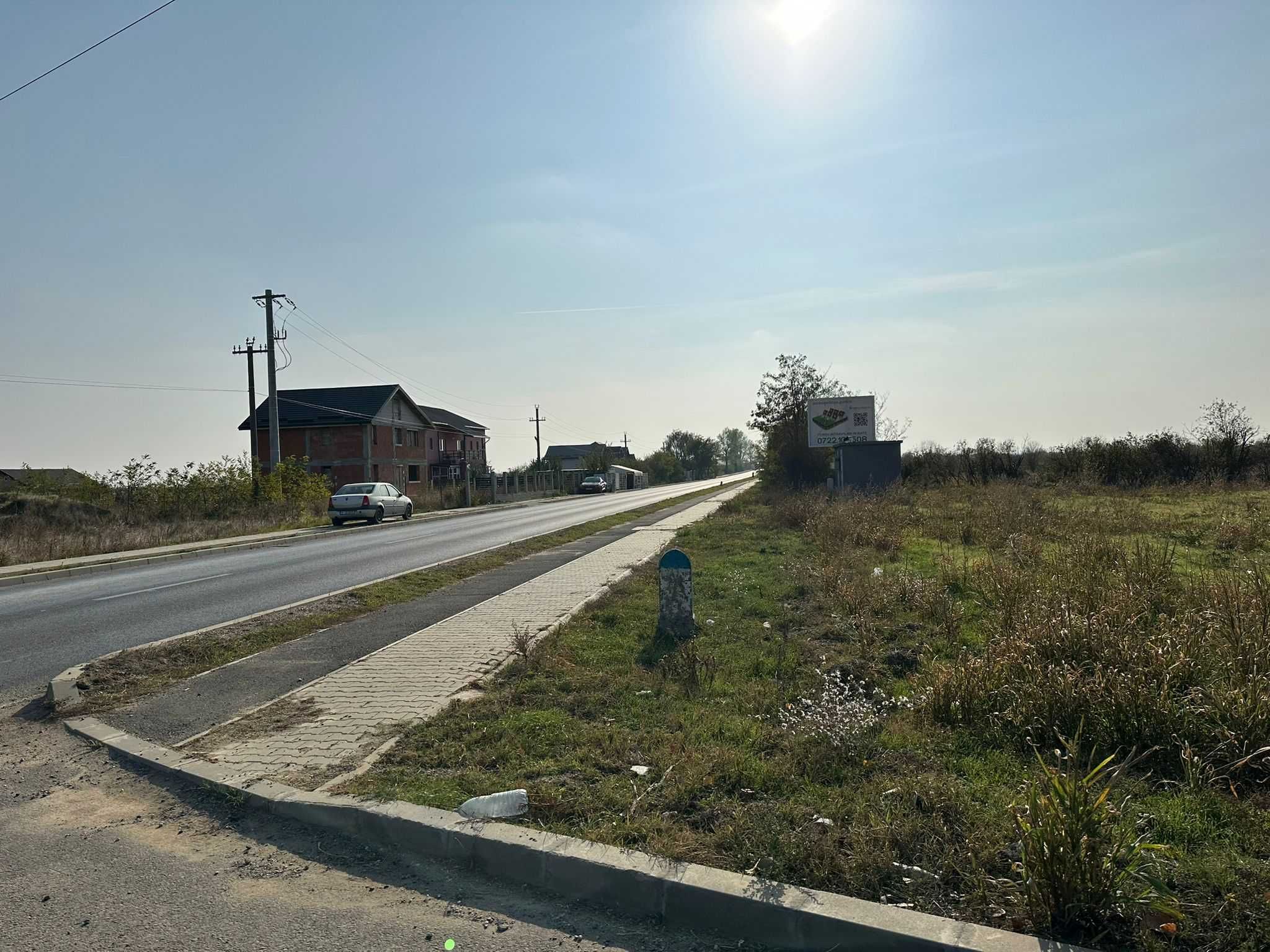 Teren 383 mp cu autorizație hală Berceni Vidra, 50m de DN5, utilități