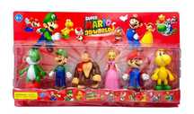 Комплект 6 фигурки Super Mario Супер Марио всички герои