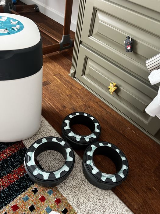 Cos pentru scutece Sangenic Twist and Click, Alb, Tommee Tippee