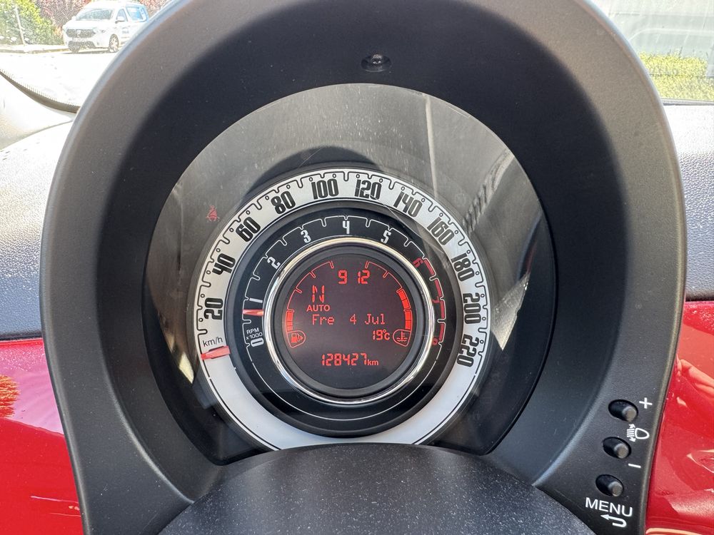 Fiat 500 cutie AUTOMATA 10.2014,128000 km,panorama,Aer Conditionat