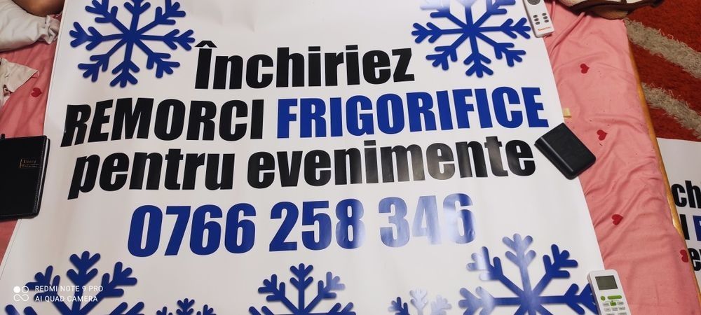 Închiriez remorci frigorifice și dozator de bere