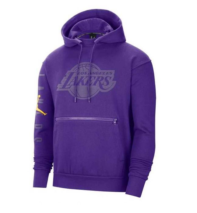 Jordan NBA Lakers 75th Anniversary - Оригинален мъжки суитшърт р-р M-L