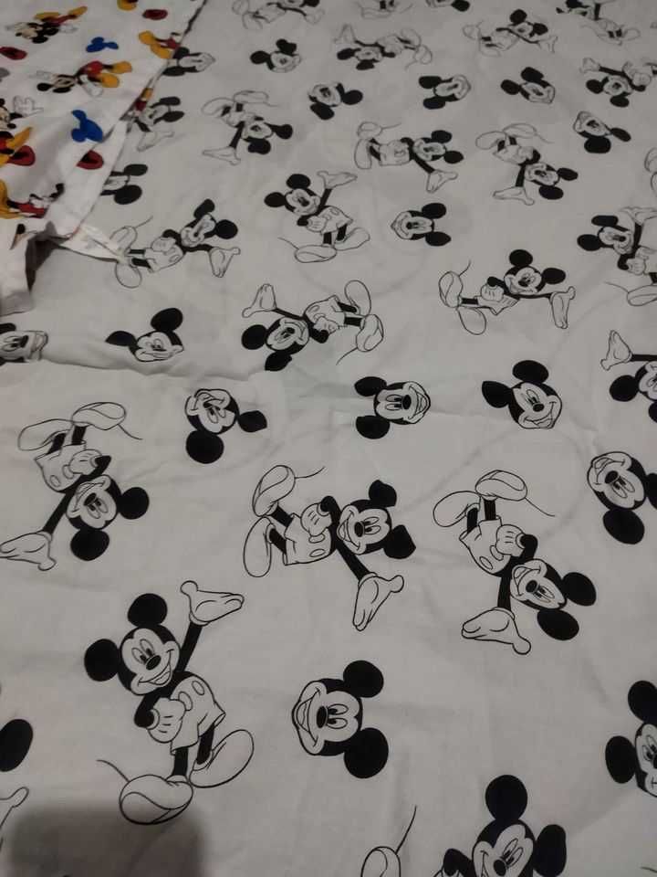 Așternut cearceaf lenjerie de pat Mickey Mouse copii 1 persoana