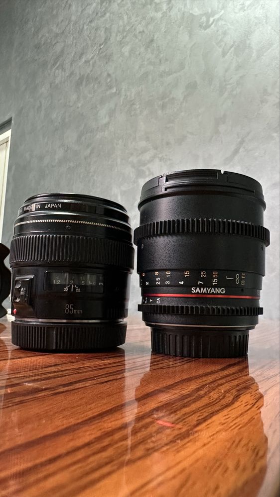 85mm canon 85mm samyang