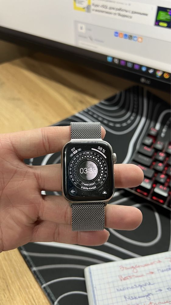 Apple watch stainless steel 5 series 44mm