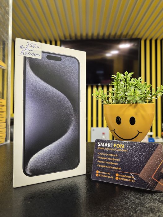 Новый, iphone 15 pro max, 256гб