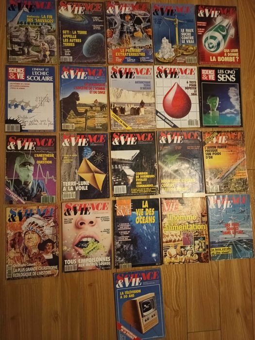 Colectie 21 reviste SCIENCE & VIE anii 1986-'88 ,lb franceza/colecție