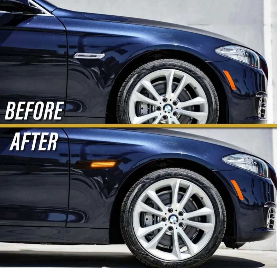 Динамични бягащи мигачи за калниците за БМВ 5-серия F10 F11 BMW калник