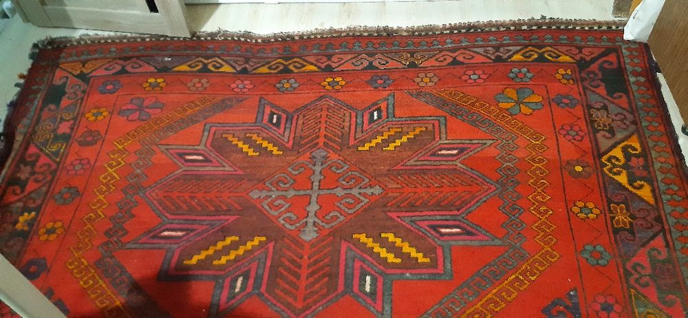 Старинный Туркмениский ковёр ручной работы