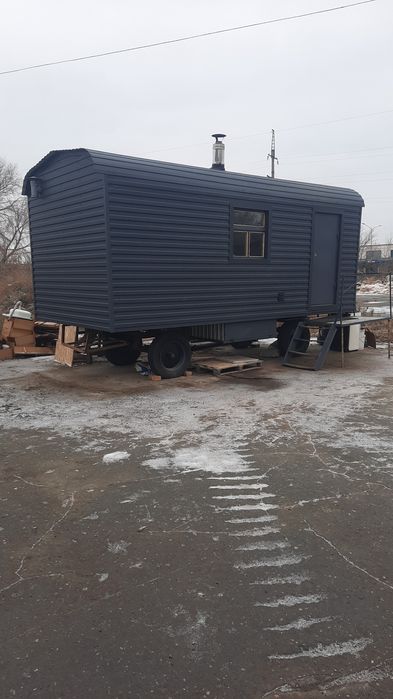 Жилой вагон на шасси, с документами