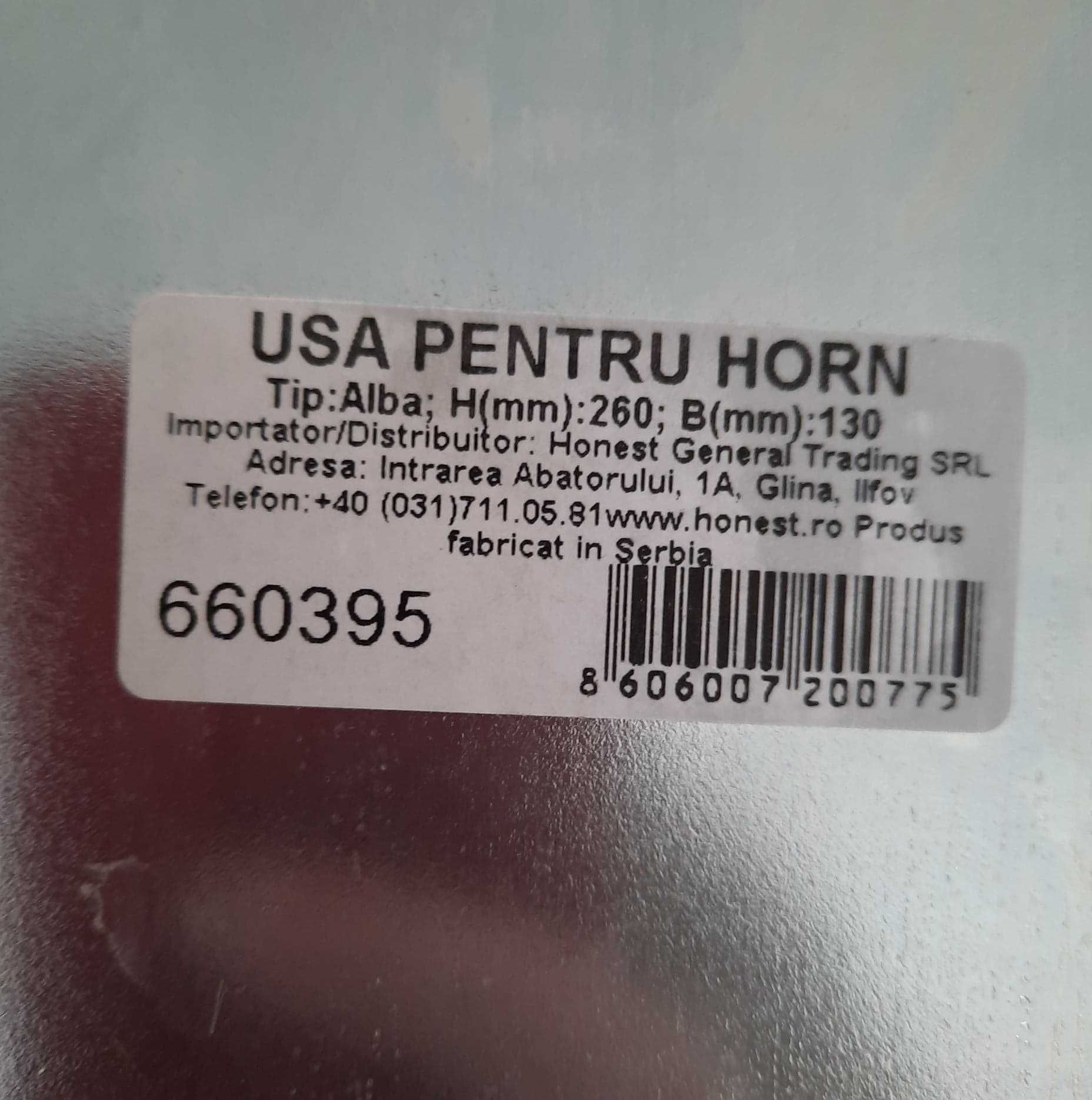 Usa metalica horn noua 260/130mm