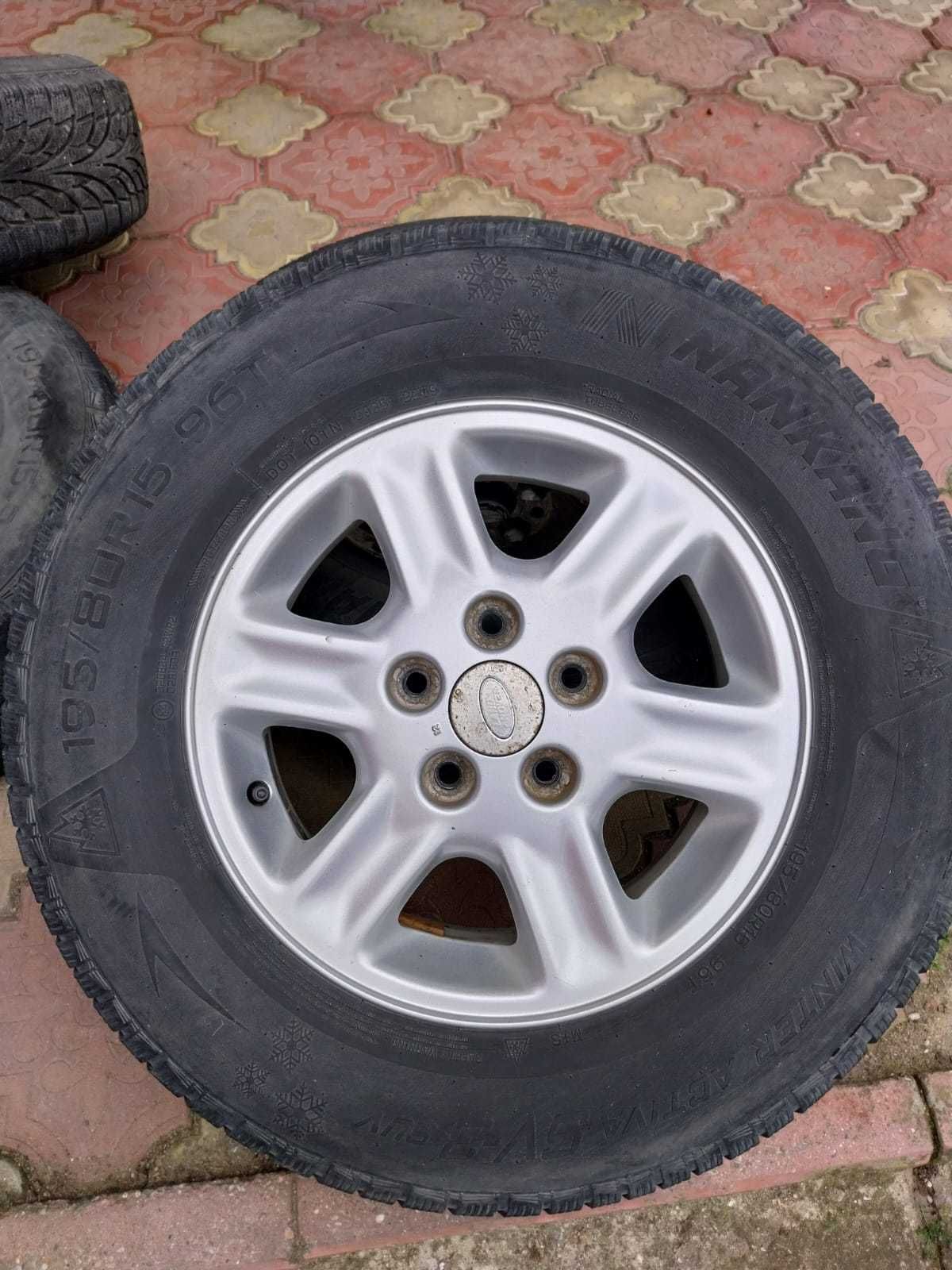 Jante Land Rover Freelander 5x114,3 R15 +Anvelope 195/80/15