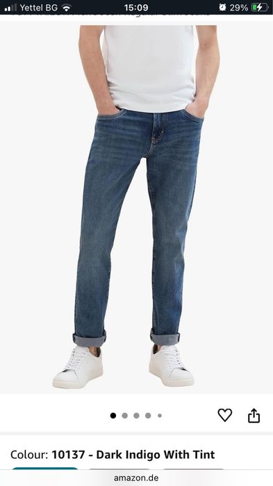 Дънки tom tailor 34w/34l slim amazon.de с етикети