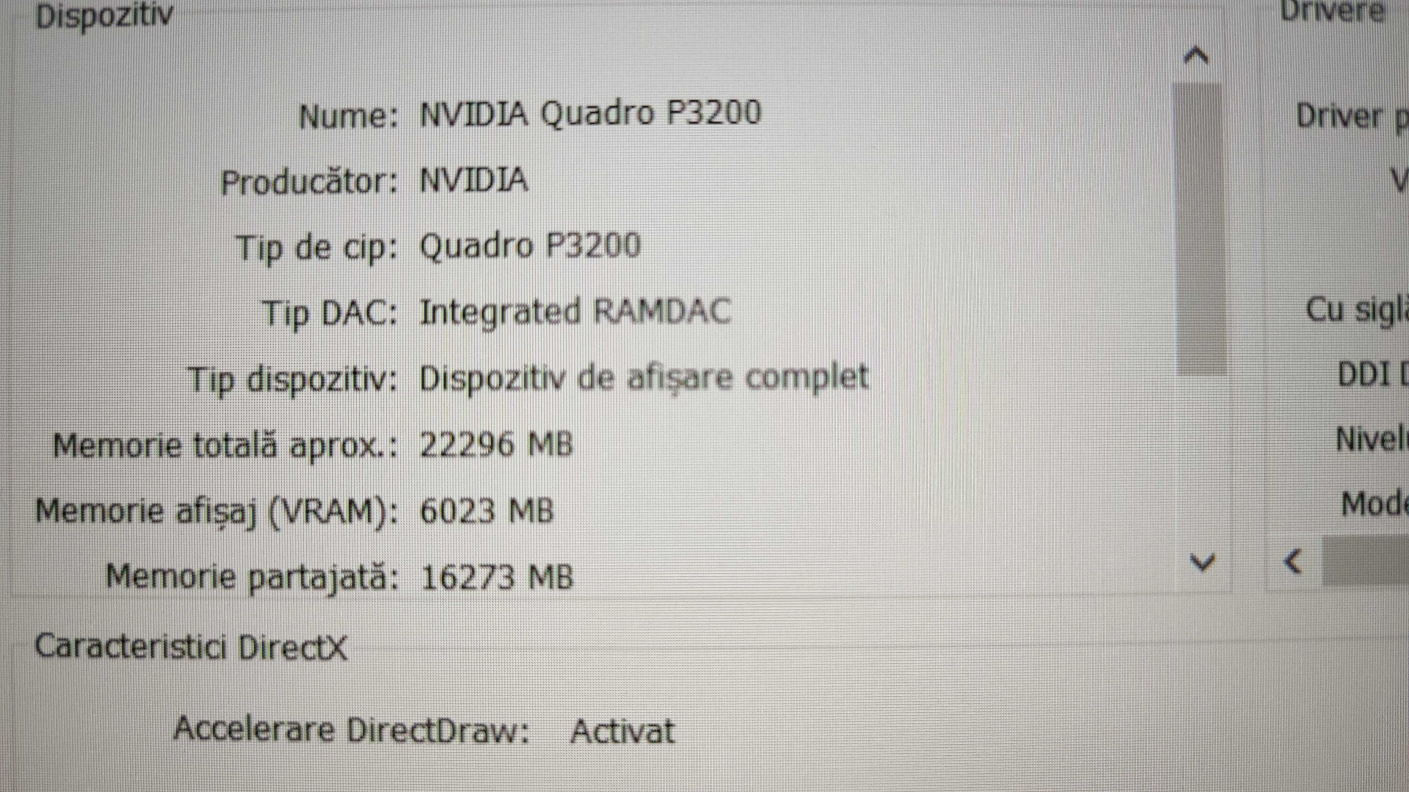 Laptop Dell Precision 7530 Intel I9-8950HK