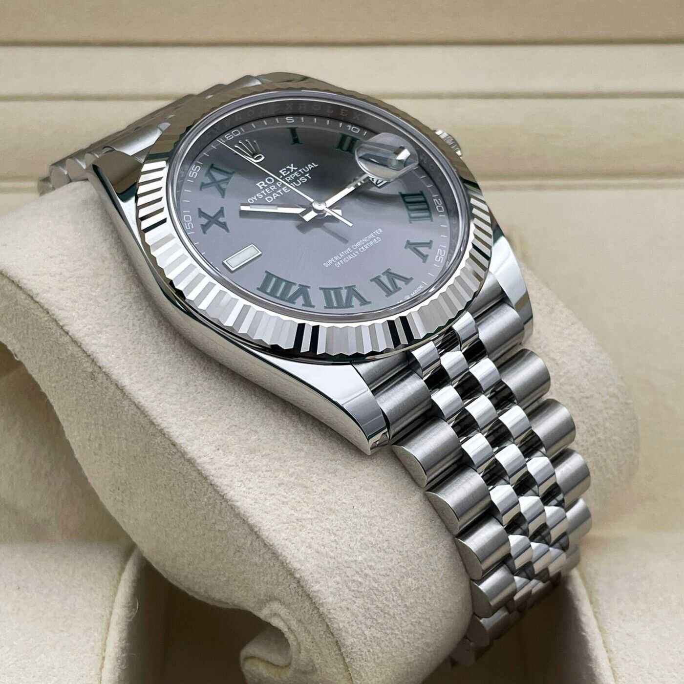 Rolex Datejust"Wimbledon" New 2024 Silver-Luxury-Automatic 41 mm
