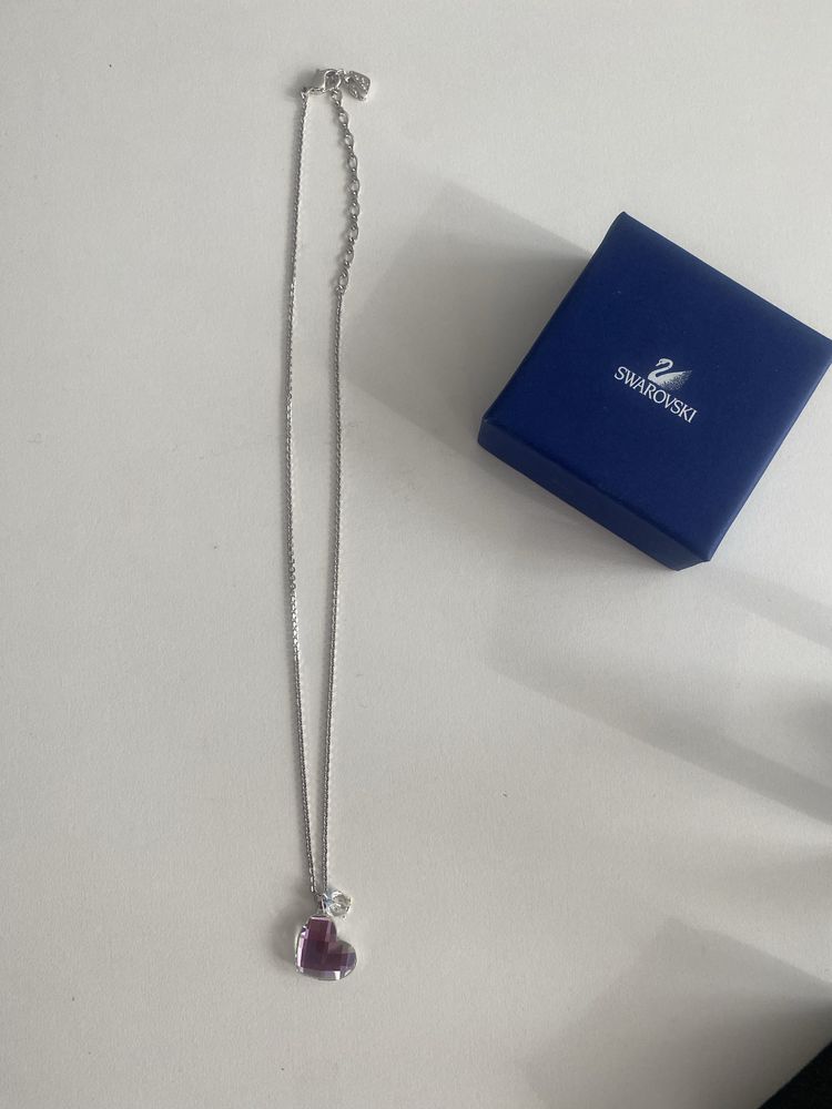 Сребърно колие Swarovski