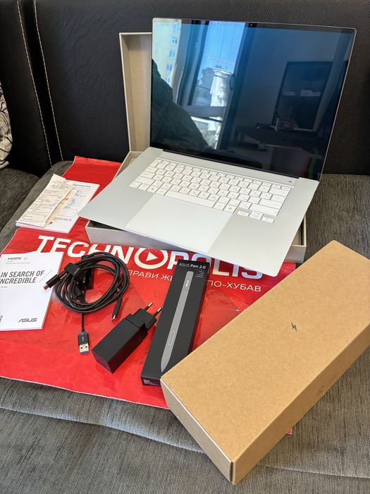 КАТО НОВ 2TB ASUS Zenbook S 16 Технополис Гаранция 2027 White
