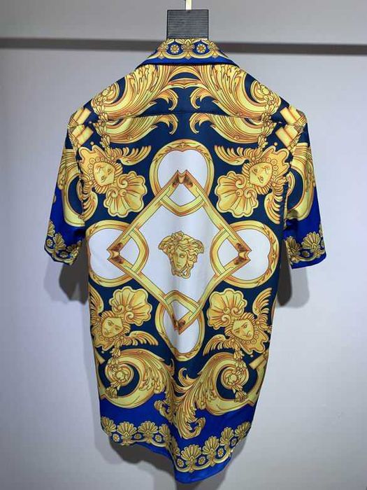 Versace Baroque Print Button-Up Shirt