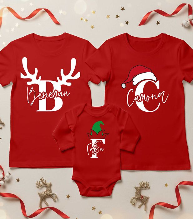 Коледни тениски и суитчъри за цялото семейство