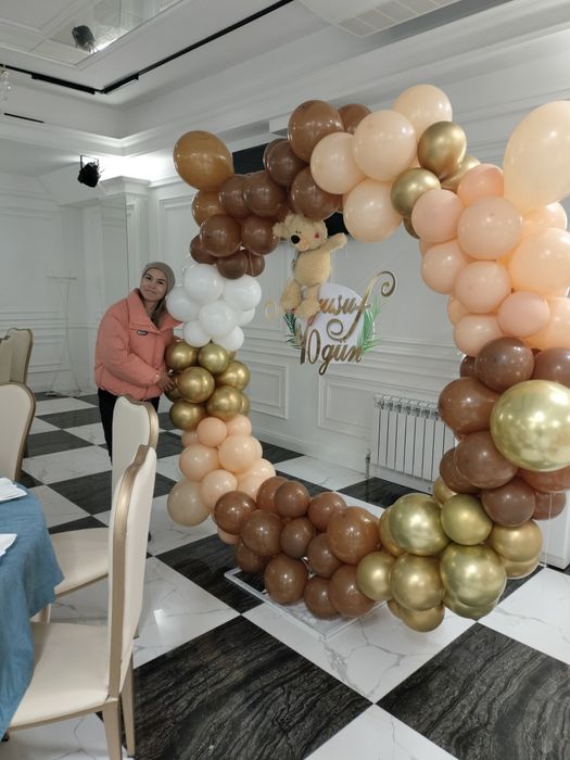 Оформление Фотозона Декор всех мероприятий с Шариками