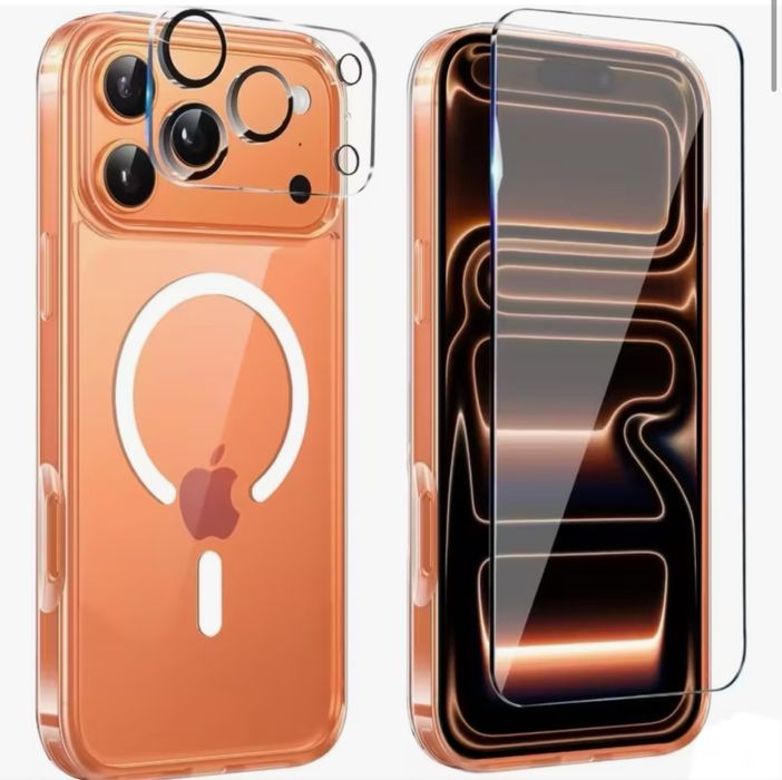 iPHONE 17 AIR PRO MAX - Husa Magsafe + Folie Camera +  Folie Sticla