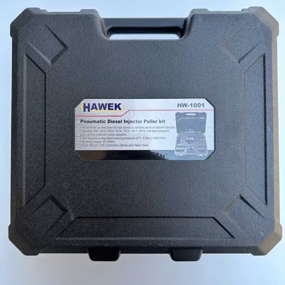 Пневматичен обратен чук за вадене на дюзи 21 части HAWEK