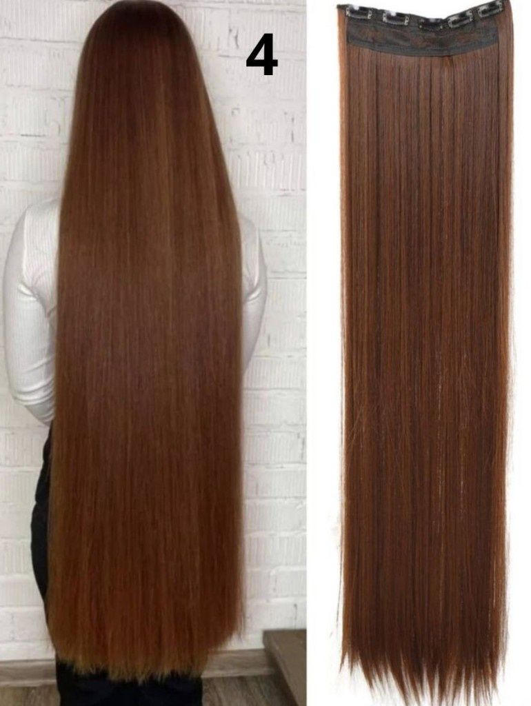 Качествена дълга коса/ цял екстеншън за по-голям обем и дължина на кос