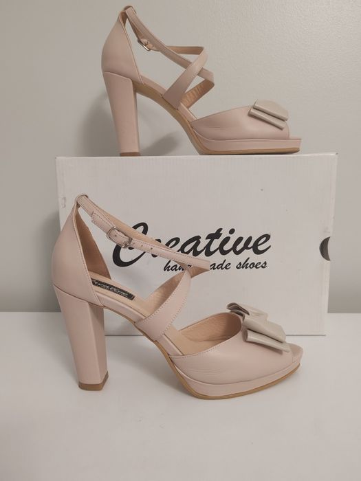 Pantofi piele cu toc - Creative Shouse
