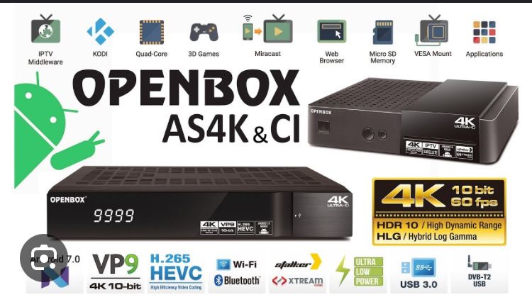 Продам ресивер Openbox AS4K&CI и Openbox AIR