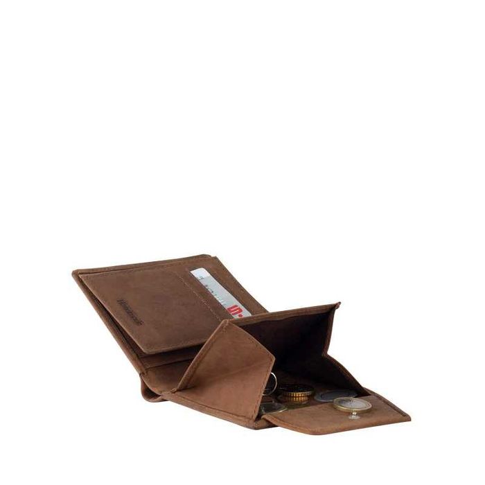 Винтидж портфейл, естествена кожа, RFID с TUV, Friedrich 23 Germany