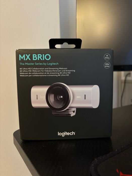 Webcam Logitech MX BRIO 4K 8.5MP NOU Desigilat