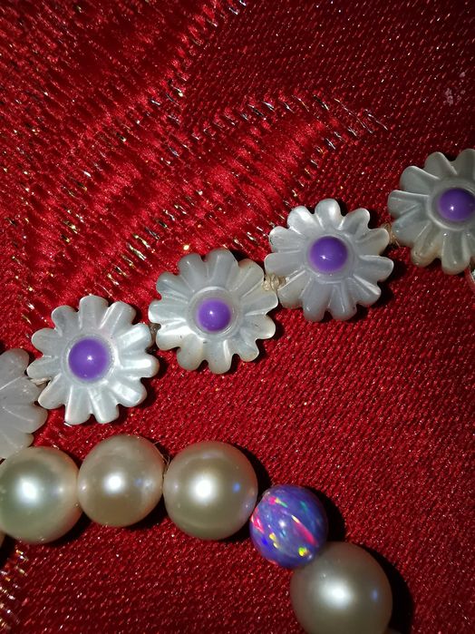 Hatton Labs colier perle și opal natural