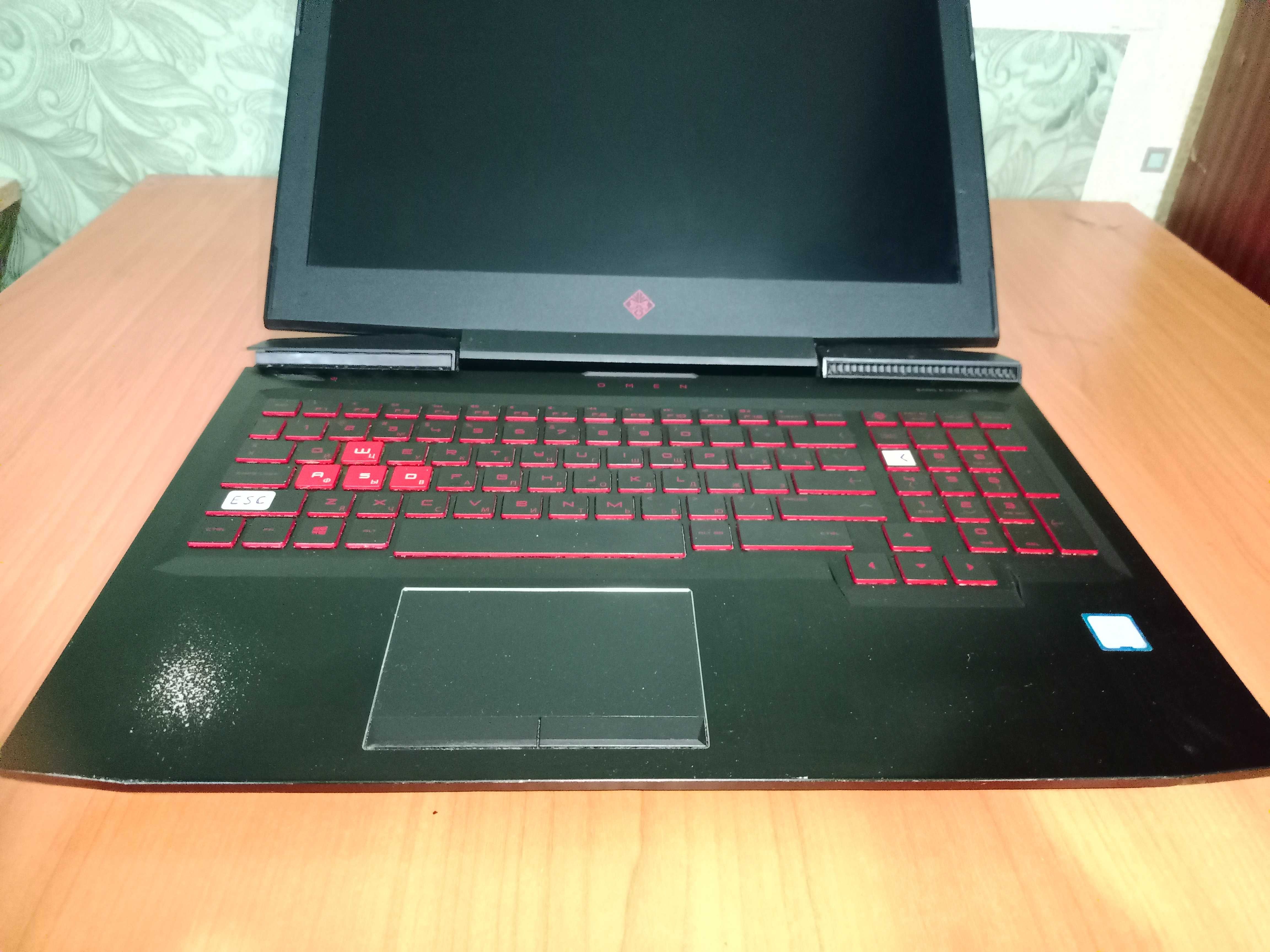 Игровой HP OMEN Core i5-7300HQ GTX-1050-4GB 16GB-DDR4 SSD256+500GB FHD