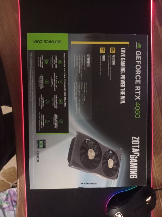 Видеокарта ZOTAC Twin Edge RTX4060 8GB GDDR6