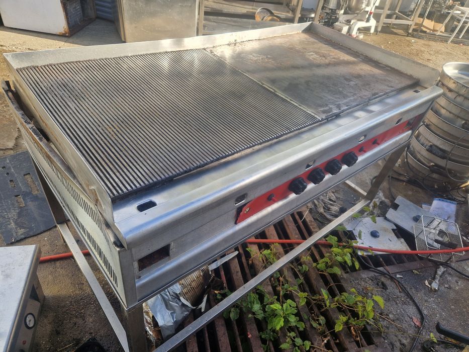 Gratar gaz sau curent, Hota inox cu filtre, diferite dimensiuni,  apar