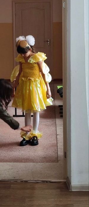 Новогодний костюм жёлтая стрекоза