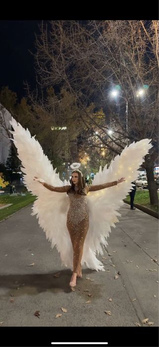 Крылья ангела ручной работы с подсветкой